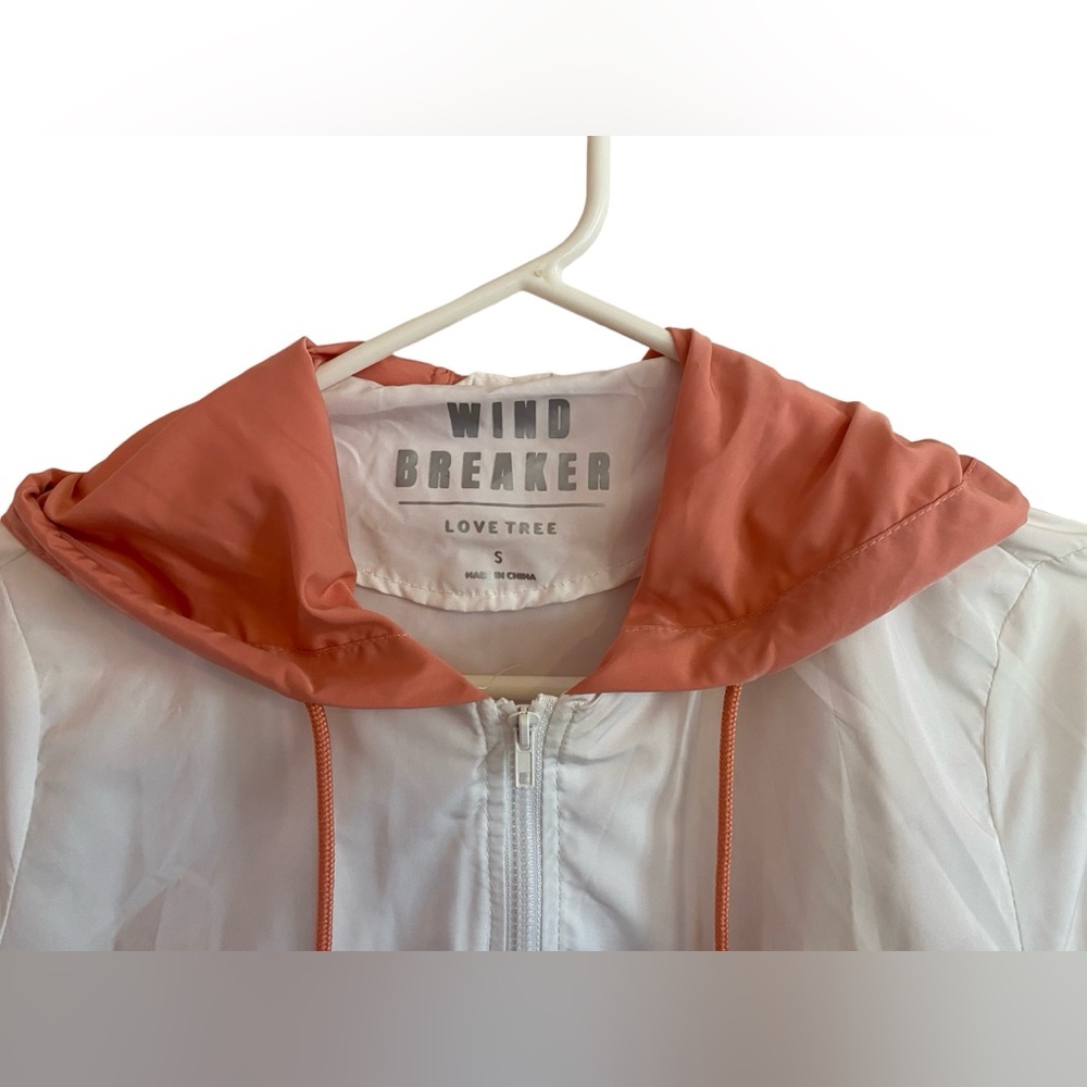 Love Tree Women’s Pink Colorblock Windbreaker Size S Like New - Picture 6 of 9